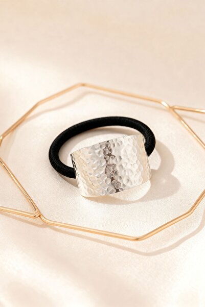 bacc Silver Forged Textured Hair Clip