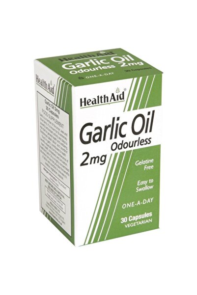 Health Aid Garlic Oil 2mg Έλαιο Σκόρδου Άοσμο, 30caps