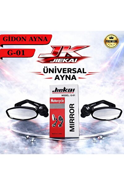JK KUBA BRILLIANT 50 PRO-PLUS ÜNİVERSAL GİDON AYNASI SİYAH