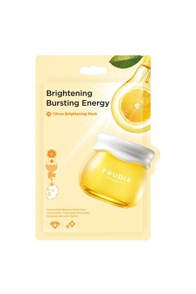 FRUDIA Citrus Brightening Mask Υφασμάτινη Μάσκα Προσώπου με Εκχύλισμα Εσπεριδ...