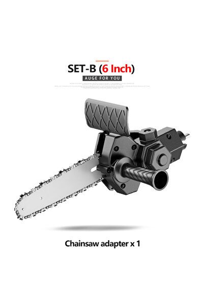 Choice SET-B 4/6 Inch Electric Drill Modified To Electric Chainsaw adapter To...