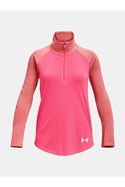 Under Armour Tricou UA Tech Graphic 1/2 Zip - Roz