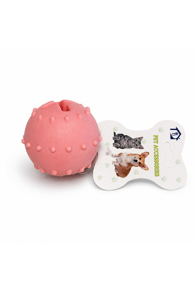 Pet Products Interactive reward ball, pink