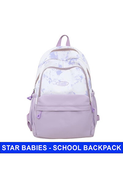 STAR BABiES حقيبة مدرسية مقاس 16 بوصة مطبوعة بالكامل - LV