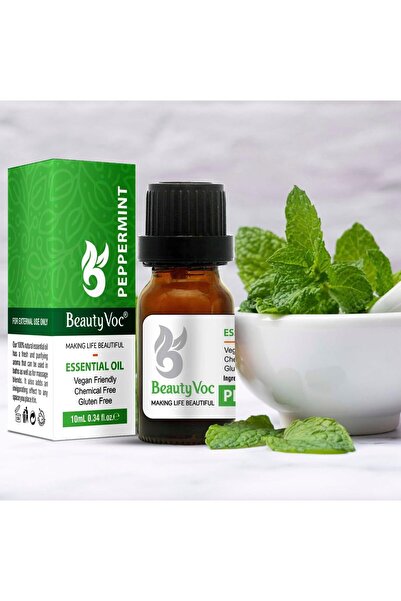 Beauty Voc Peppermint Oil Organic and Herbal Oils, 10 Ml