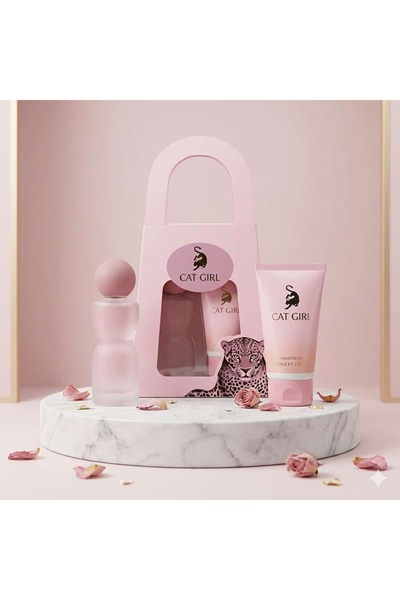 Cat Girl Set Cadou Parfum Arabesc 30 ml + Loțiune de Corp 60 ml, 2 Piese, pen...