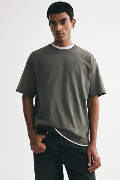 H&M Pamuklu Tişört Relaxed Fit
