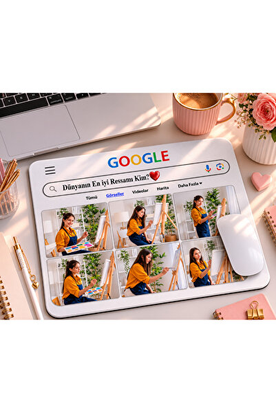 ElyNowa Google Tasarımlı Fotoğraf Baskılı Mousepad