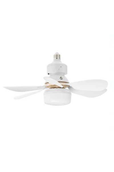 MC Micostore Ventilator de tavan, lustra cu elice si telecomanda, alb