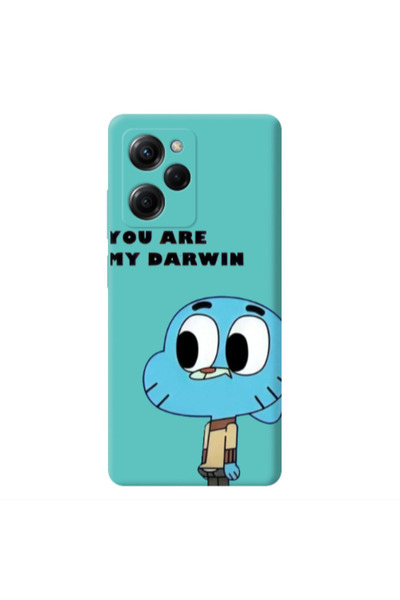 Other Xiaomi Poco X5 Pro You are my darwin Turquoise Colored Silicone TPU Θήκη