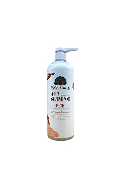 EXA Rice Hair Shampoo Deep Moisturizing Family Size Pump Bottle |   For Stren...
