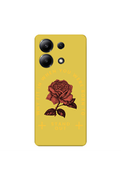 Other Xiaomi Redmi Note 13 4G Stand out Yellow Colored Silicone TPU Θήκη