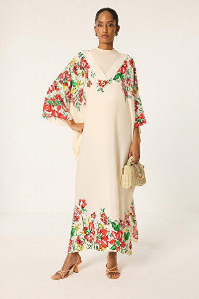 Touché Privé Flower-patterned viscose dress