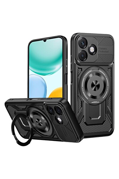 Techsuit RuggedCam Υβριδική Θήκη MagSafe Μαύρη (Huawei Honor X5c Plus)