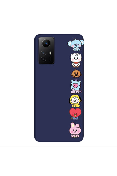 Other Xiaomi Redmi Note 12s Lovely animals Dark blue Colored Silicone TPU Θήκη