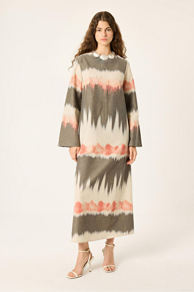 Touché Privé PRINTED LINEN DRESS