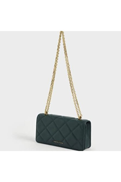charlenethebrand Charles & Keith Paffuto Chain Handle Quilted Long Wallet