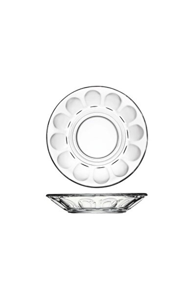 Paşabahçe 6-Piece Tempo Tea Plate Set 10 Cm, Tea Plate