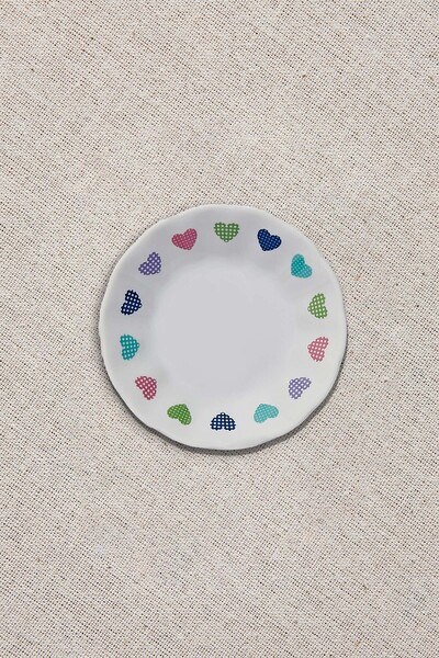 Paşabahçe Marmelat Porcelain Tea Plate, Tea Plate, 1 Piece