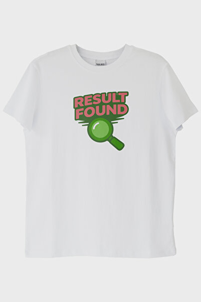 Generic Brand The Result Was Found White T-Shirt