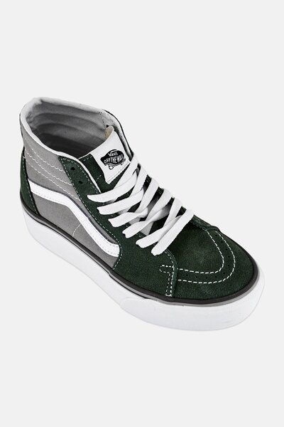 Vans Women Sk8 Hi Tapered Lace Up Skate Shoes, Multicolor