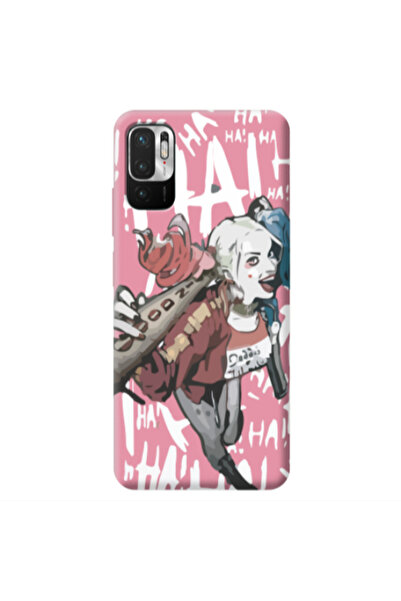 Other Xiaomi Redmi Note 10 Pro 5G Ha Ha Ha Pink Colored Silicone TPU Θήκη