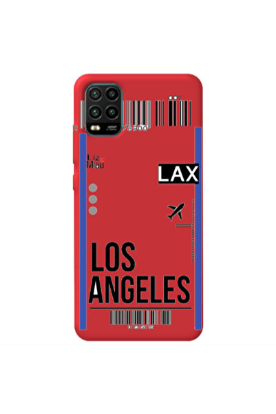 Other Xiaomi Mi 10 Lite Los angeles Red Colored Silicone TPU Θήκη