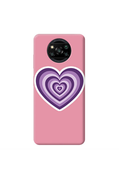 Other Xiaomi Poco X3 /X3 Pro My Heart Is Yours 2 Pink Colored Silicone TPU Θήκη