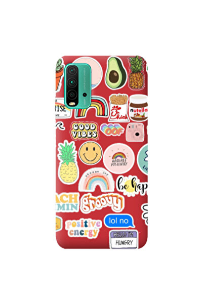 Other Xiaomi Poco M3 Good vibes Red Colored Silicone TPU Θήκη