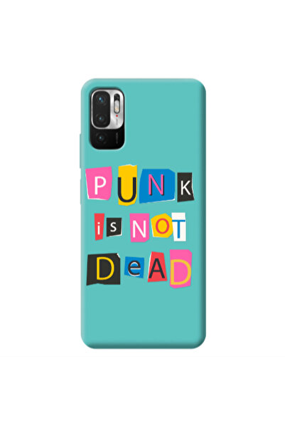 Other Xiaomi Redmi Note 10 Pro 5G Punk is not Dead Turquoise Colored Silicone...