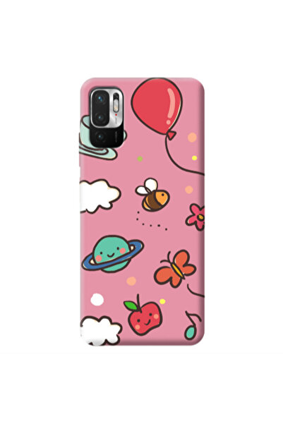 Other Xiaomi Redmi Note 10 Pro 5G cute little ones Pink Colored Silicone TPU ...