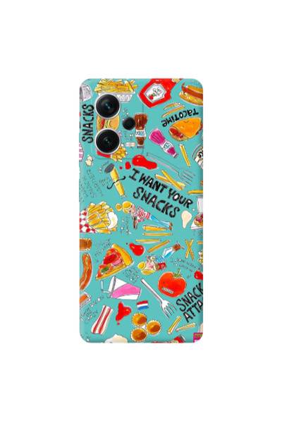 Other Xiaomi Poco X5 Snack attack Turquoise Colored Silicone TPU Θήκη