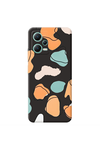 Other Xiaomi Redmi Note 12 Pro 5G Colorful spots Black Colored Silicone TPU Θήκη