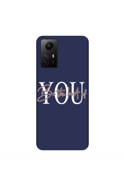 Other Xiaomi Redmi Note 12s Be the best of Dark blue Colored Silicone TPU Θήκη