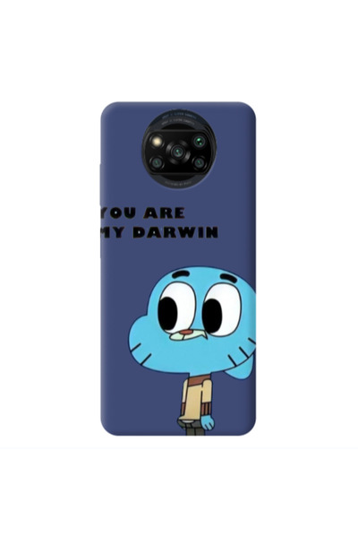 Other Xiaomi Poco X3 /X3 Pro You are my darwin Dark blue Colored Silicone TPU...