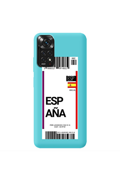 Other Xiaomi Redmi Note 11 4G Espana Arrival Turquoise Colored Silicone TPU Θήκη