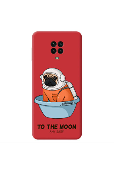 Other Xiaomi Redmi Note 9 Pro To the moon Red Colored Silicone TPU Θήκη