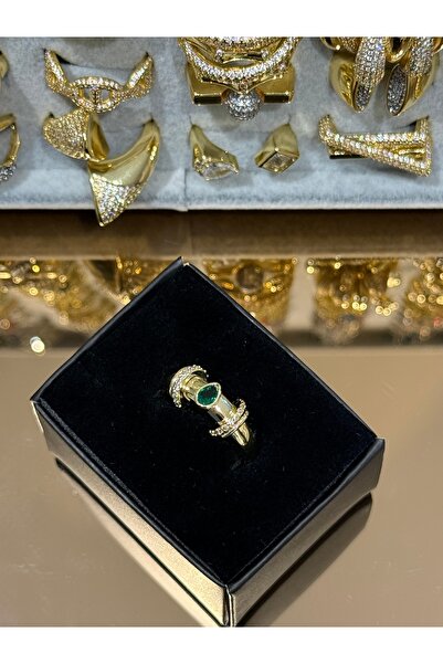 Generic Brand Green Stone Ring