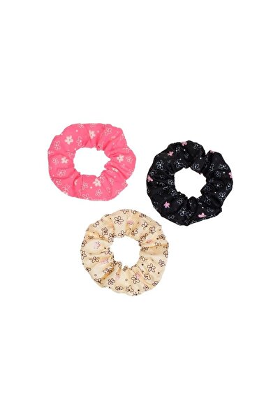 OEM Set 3 buc elastice de păr pentru fete cu flori, multicolore, coafuri vesele
