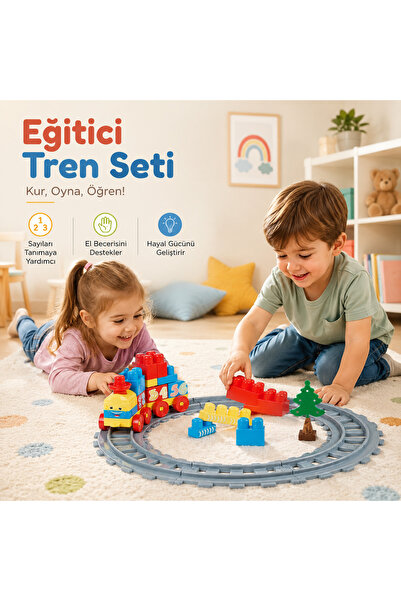 Guria Store Educational Fun Train Set 36 Pieces