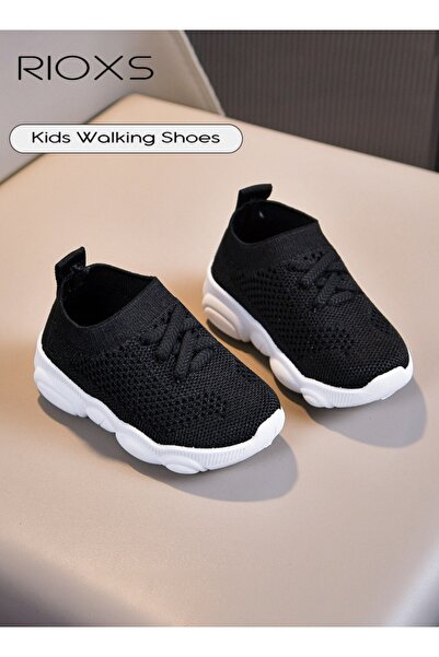 RIOXS Toddler Baby Shoes, Breathable Mesh Sneakers for Little Kids, Baby Girl...