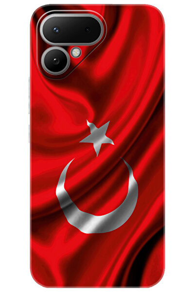 TECNO Pova Curve 2 5G (LK7k) Uyumlu Kılıf Desen Baskılı Silikon Dalgalı Türk ...