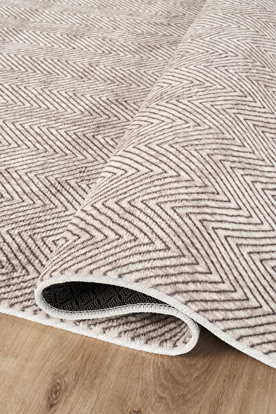 Villadia Home Textile Kaymaz Taban Modern Desen Yıkanabilir Leke Tutmaz Kolay...