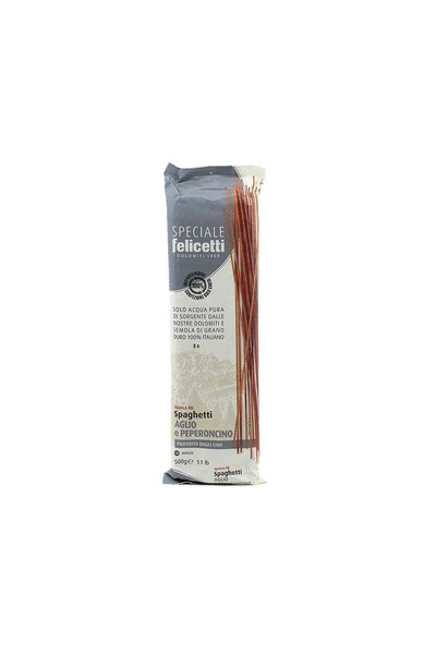 Monograno Felicetti Spaghetti N°46 Pasta Felicetti Speciale Peperoncino Pache...