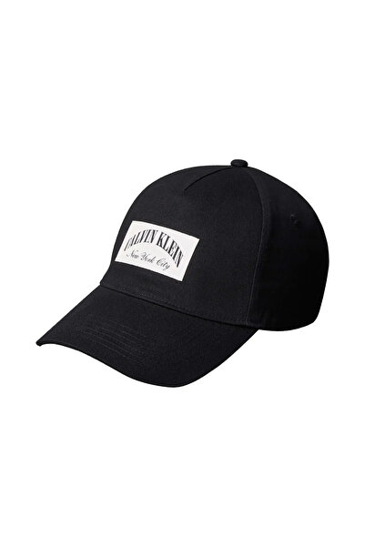 Calvin Klein HERITAGE CREST PATCH Siyah Erkek Şapka