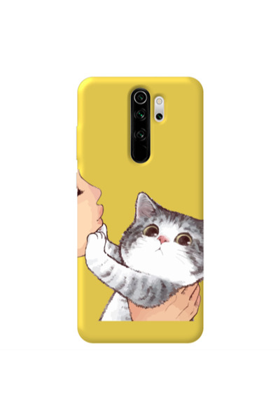 Other Xiaomi Redmi Note 8 Pro No Kiss Yellow Colored Silicone TPU Θήκη
