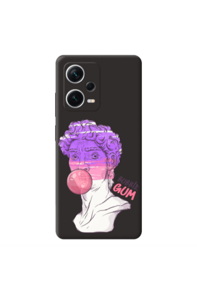 Other Xiaomi Poco X5 Pin Bubble Black Colored Silicone TPU Θήκη