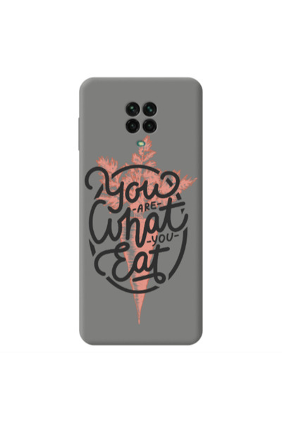 Other Xiaomi Redmi Note 9 Pro You are What You Eat Grey Colored Silicone TPU ...