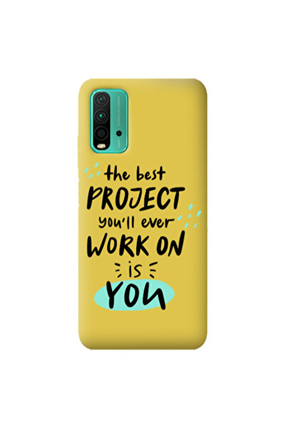 Other Xiaomi Poco M3 The Best Project Yellow Colored Silicone TPU Θήκη