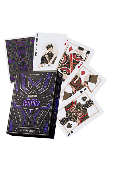 Theory11 Cărți de joc, Theory11, Black Panther, 52 cărți, Negru/Albastru